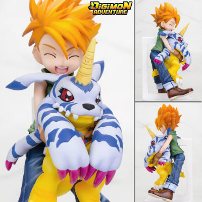 Figure ฟิกเกอร์ จากการ์ตูนเรื่อง Digimon Adventure ดิจิมอนแอดเวนเจอร์ Ishida Yamato อิชิดะ ยามาโตะ Gabumon กาบูมอน Ver Anime ของสะสมหายาก อนิเมะ การ์ตูน มังงะ คอลเลกชัน ของขวัญ Gift จากการ์ตูนดังญี่ปุ่น New Collection Doll ตุ๊กตา manga Model โมเดล
