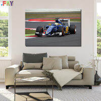 FAY-Sauber F1ห้องนั่งเล่นภาพศิลปะบนผนัง0725E1ผ้าใบตกแต่งบ้านรถ