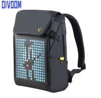 DIVOOM PIXOO BACKPACK M Bag Sling กระเป๋าเป้สะพายหลังที่มีปรับแต่งหน้าจอ LED กันน้ำสำหรับขี่จักรยานเดินป่านอกกิจกรรม