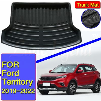 ♠▩ Car Trunk Mat for Ford Territory 2019 2020 2021 2022 EV Cargo Liner Boot Pad Auto Accessorie Decoration Waterproof pad