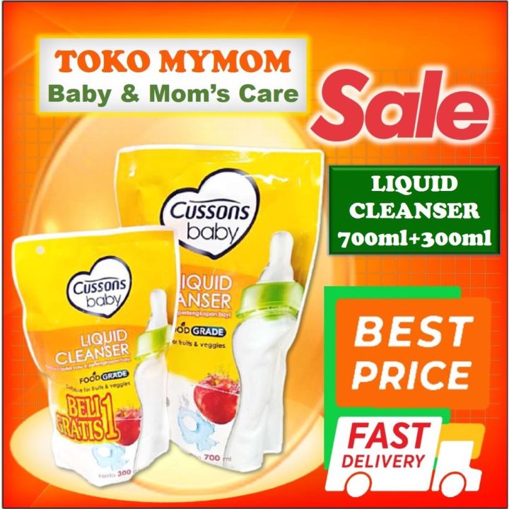 Cussons Baby Liquid CLEANSER 700ml + 300ml BUY 1 GET 1 / Cusson Sabun ...