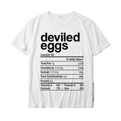 Devieggs Nutrition Facts Funny Thanksgiving Christmas T-Shirt Cotton Man Tops T Shirt Street Top T-Shirts Birthday