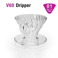 ถ้วยกรองกาแฟ AS V60 ดริปเปอร์ ทรงกรวย รูเดี่ยว 1-2 คัพ 1610-660 ..สินค้าเกรดพรีเมี่ยม คุณภาพดี..