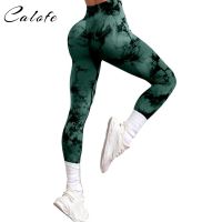 【CC】✴▥  Tie Dye Pants Leggings Waist Clothing Workout Push Up Tights Scrunch Butt