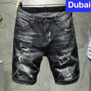 QUẦN SỌT SHORT LỬNG JEAN NAM CHẤT BÒ ĐEN WASH SƠN PHONG CÁCH SOÁI KA HK