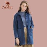 Áo Hai Dây Jeans Áo Nỉ Nữ Mùa Xuân Mới Áo Nỉ Trơn Có Khóa Kéo Mặc Thường