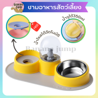 BJ Pet - ชามอาหารสัตว์เลี้ยง น่ารัก ชามน้ำอัตโนมัติ ชามสแตนเลส ชามอาหารหมา ชามอาหารแมว สำหรับสัตว์เลี้ยง