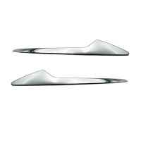 1Pair ABS Chrome Silver Side Rearview Mirror Strip Cover Trims Sticker for Toyota Sienta 2022 2023