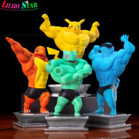 LS【ready Stock】Cartoon Anime Action Figure Toys Gk Muscle Man Fitness Pickup Small Fire Dragon Scene Model Doll Children Gifts1【cod】