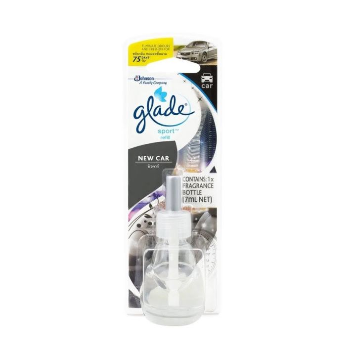 thebeastshop-7ml-glade-new-car-refill-เกลด-ผลิตภัณฑ์-น้ำหอม-ปรับอากาศ-รถยนต์-น้ำหอมรถยนต์-น้ำหอมปรับอากาศ-ชนิดเติม-รีฟิล