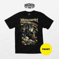 Ready Stock [1720] เสื้อยืด Megadeth-BLACK legen ROCK band BEAD