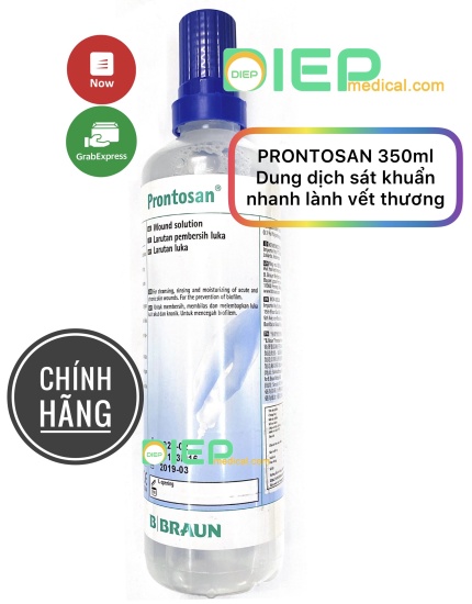Prontosan 350ml - dung dịch sát khuẩn nhanh lành vết thương chính hãng - ảnh sản phẩm 1