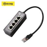 ◊卍✒ RYRA 4 In 1 RJ45 LAN Connector Ethernet Network Splitter Adapter Cable 1 Male To 4 LAN Port For Networking Extension Accessories