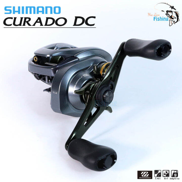 รอกหยดน้ำ-ชิมาโน่-shimano-curado-dc-200-201-hg-รอบ-7-4-1-น้ำหนัก-230g-มีให้เลือกทั้ง-หมุนซ้าย-และ-ขวา