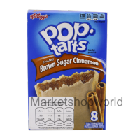 เคลล็อกส์ป๊อปทาร์ตบราวน์ชูการ์ซินนามอน 397 กรัม/Kelloggs Pop Tarts Brown Sugar Cinnamon 397g