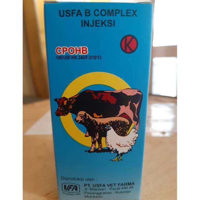 VITAMIN B COMPLEX USFA INJEKSI 100ml | Lazada Indonesia