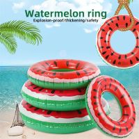 Watermelon Inflatable Pool Float Circle Swimming Ring for Kids Adults Giant Swimming Float Air Mattress Beach Party Pool Toys