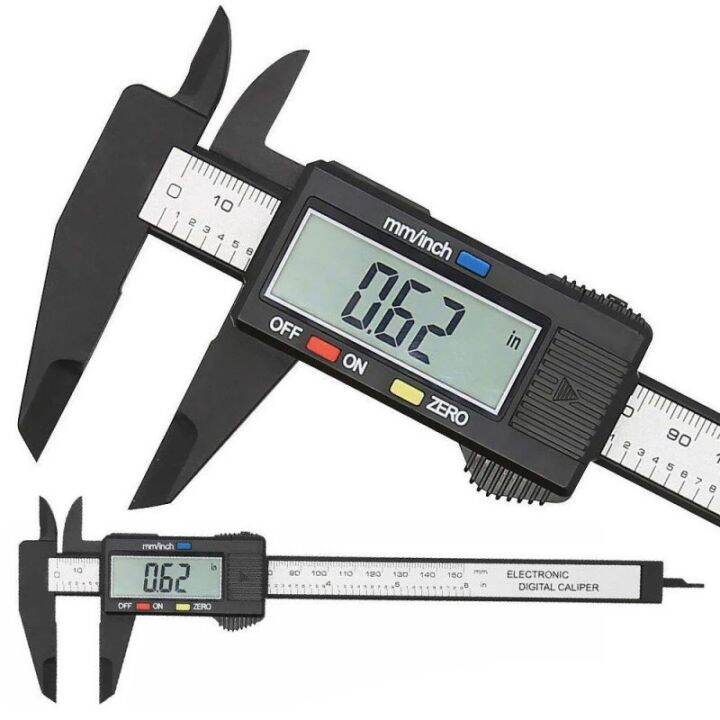 150mm Electronic Digital Caliper Carbon Fiber Dial Vernier Caliper