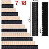 18 7-18ตะขอตัวขยายเข็มขัด3แถวที่รัดเอวต่อแผ่นรัดหน้าท้องสายเพิ่มความยาวบราบราด้านหลังหัวเข็มขัดปรับได้