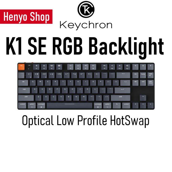 Keychron K1 SE Wireless Mechanical Keyboard RGB/WBL HotSwap 87keys TKL