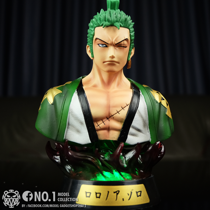 โซโล-zoro-ครึ่งตัว-พร้อมระบบไฟ-led-16-cm-ลูกค้าทุกคนมีส่วนลดสูงสุด-200-บาท-กดรับ-code-ได้เลยครับ