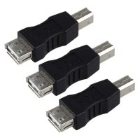 3X USB Type A Female to USB Type B Male Adapter