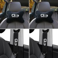 Whole set Car Headrest Neck Pillow Cushion Auto Seat Head Support Neck Protector Auto Seat Neck Rest for AUDI Q3 Car Styling