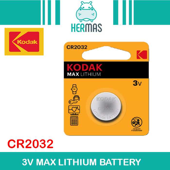 KODAK CR2032 3V MAX LITHIUM BATTERY Lazada
