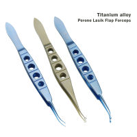 eChenZiWoDianZiKeJiYo Titanium Autoclavable Ophthalmic Perone LASIK Forceps Ophthalmic Plastic Surgery Forceps Veterinary Surgical Instruments 1ชิ้น