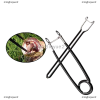 minglieyue2 JIAXIAO 2Pcs Set Fish Mouth Opener +Jaw Spreader Carp Trout Bass Lock Hook Remove Tackle