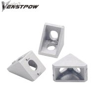 20pcs/lot 2020 corner fitting angle aluminum 20x20 L connector bracket fastener match use 2020 industrial aluminum profile