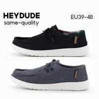 Heydude รองเท้าผ้าใบโลฟเฟอร์ ส้นแบน สําหรับผู้ชาย ไซซ์ 39-48 (ขนาดจริง) V725