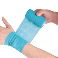 【LZ】 1 Roll 2.5/5/10cmx4.5m Gauze Medical Bandage Self-adhesive Breathable Elastic Bandages Sports Fixing Finger Wrist Leg Baby Care