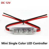 【❉HOT SALE❉】 122cc store Dc 12V 3 * 4a ไดรเวอร์หรี่ตัวควบคุม Led ขนาดเล็กเพื่อควบคุมเดี่ยวสีแอลอีดีแถบไฟ Smd 2835 3528 5050 5630 3014