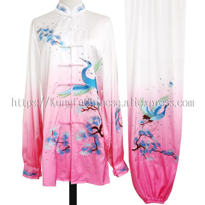 จีน Wushu เครื่องแบบกังฟูเสื้อผ้า Tai Chi สูท Taiji มวยเสื้อผ้าการแสดงเครื่องแต่งกายสำหรับชายหญิงผู้ใหญ่เด็กเด็กสาว