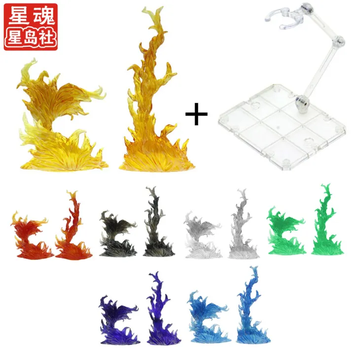 Tamashii Effect BURNING FLAME And Stand Holder Kamen Rider Action