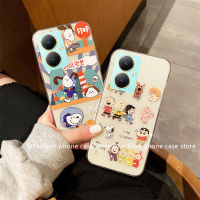 Phone Case เคส VIVO Y27 Y36 Y78 4G 5G 2023 ลายการ์ตูนน่ารักเคสโทรศัพท์สนูปี้เคสนิ่มใสป้องกันเลนส์ซิลิโคน