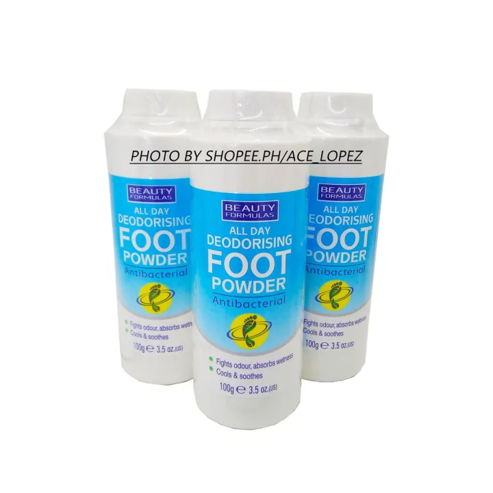 Foot Powder Antibacterial By Beauty Formulas (UK) Lazada PH