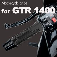 มือจับแฮนด์มอเตอร์ไซค์กันลื่น22มม. 7/8 "มือจับ GTR1400แบบสากลสำหรับ Kawasaki GTR 1400อุปกรณ์เสริมฝาครอบทัวร์