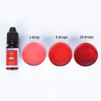 [COD] ซื้อ2แถม2 AIjia 18สี10Ml สีเรซิ่น UV อีพ็อกซี่เรซิ่นแม่พิมพ์เทียนสบู่สีย้อม