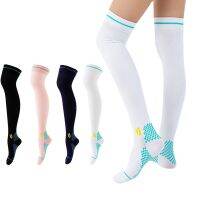 [COD] Lengthened over-the-knee sports muscle socks net red skipping leggings pressure for men and women long