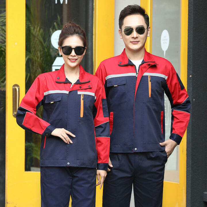 eqtewtgv 6 Colors PPE Safety Work Jacket Men Women Protectionclothing