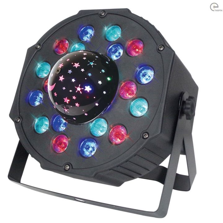 ไฟเทค-ไฟหลากสี-ไฟงานเลี้ยง-colorful-par-light-ไฟพาร์led-par-led-18led-ไฟพาร์-กระพริบตามจังหวะ-disco-light-18-rgb