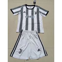 ◎┇♝ [Ready Stock] 22/23 New Kids Juventus Home Football Jersey Set Black White Striped Short Sleeve Jersey Kits Unisex Boys Girls Soccer Football Jersey Size 16-28 jersi bola sepak kan