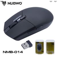 MOS เมาส์ไร้สาย MOUSE WIRELESS NUBWO NMB-014 เม้าไร้เสียงคลิ๊ก เมาส์บลูทูธ  Mouse Wireless