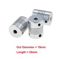 Stepper Motor Jaw Shaft Coupling 5mm To 8mm Flexible Coupler 3D Printer Couple Joint D19xL25 Encoders Engraving Machine CNC