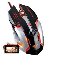 MD-TECH USB Optical Mouse (K900, Gaming) Black/Silver