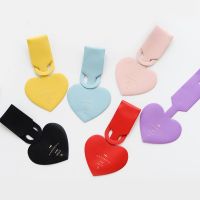 【DT】 hot  6 Colors Hot Stamping Suitcase Luggage Tag Label Loving Heart Couples Handbag Portable Travel Accessories Name ID Address Tags