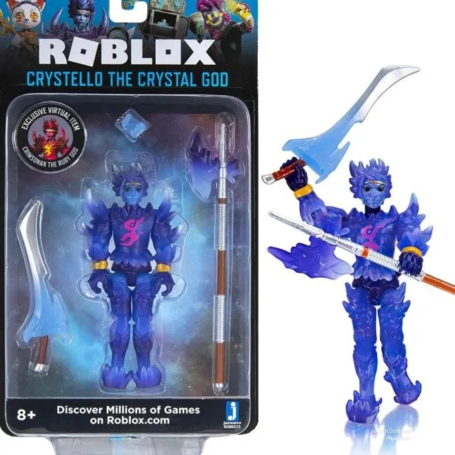 Roblox Imagination Collection Crystello The Crystal God Core Figure ...