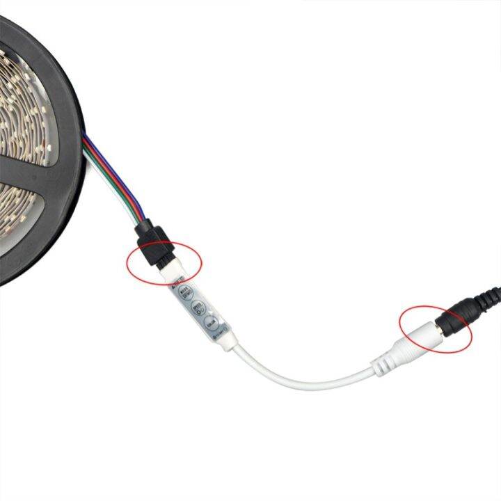 worth-buy-ตัวควบคุมไฟหรี่-rgb-dc-12v-3528-5050แถบไฟ-led-มินิ3ปุ่มปรับความเร็ว-สี-ความสว่าง